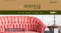 Desktop Screenshot of kleinfeltersauction.com